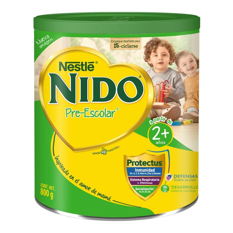 Leche Nido Pre Escolar 2+ 800Kg B perfil 2