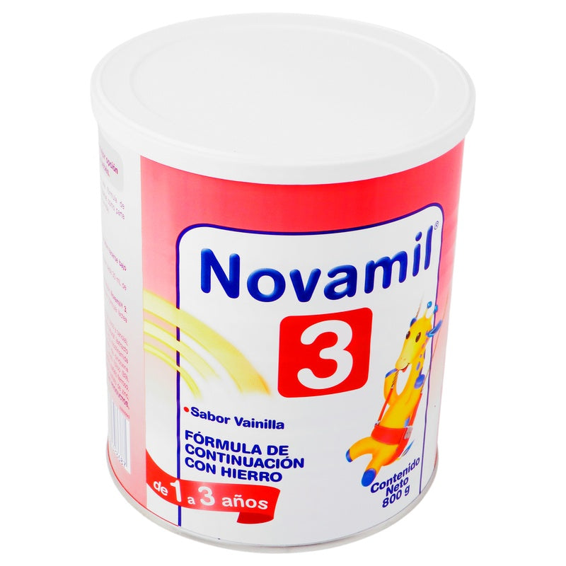 Leche Novamil 3 Vainil 1-3 Anos 800 G 7501318628687