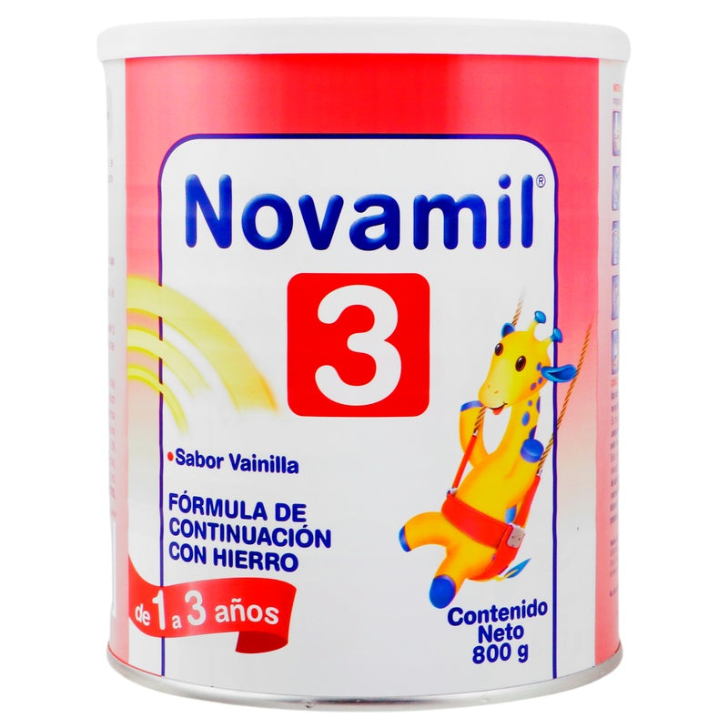 Leche Novamil 3 Vainil 1-3 Anos 800 G 7501318628687 perfil 5