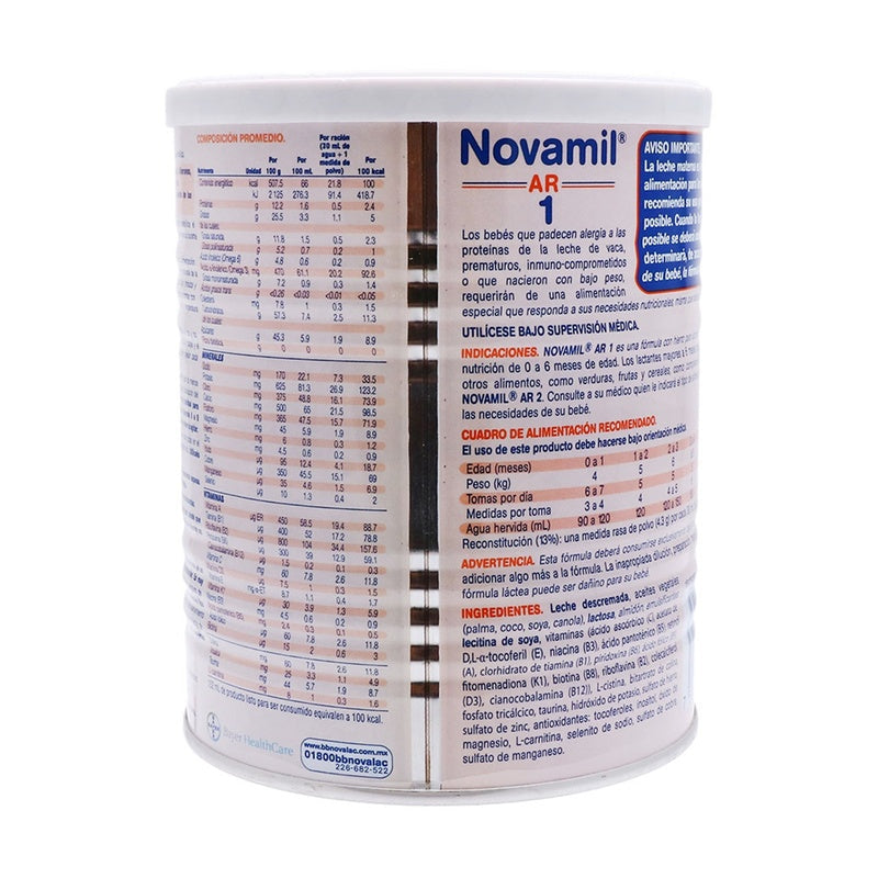 Leche Novamil Ar1 F-Lactea 400 G 7501318628595