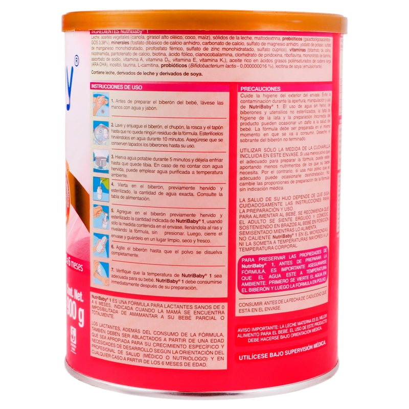 Leche Nutribaby Premium 1 0 A 6 M 900 Gr