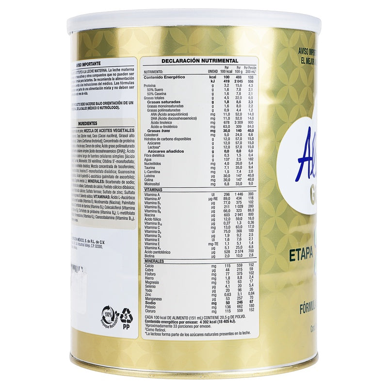 Leche Promil Gold Alula E-2 Polvo 900 G 7503032208695 perfil 3