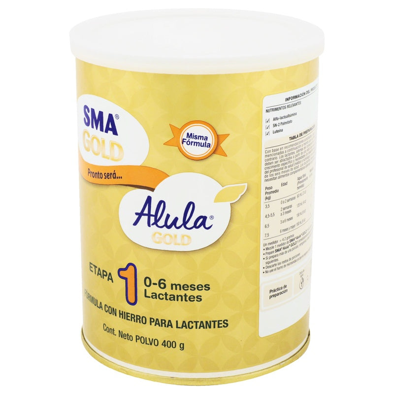 Leche Sma Gold Alula E-1 Polvo 400 G 7503032208664 perfil 3