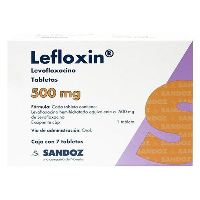 Lefloxin 500 Mg Con 7 Tabletas
