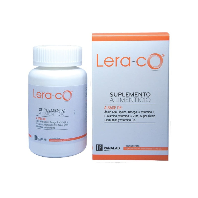 Lera Co 873 Mg Con 30 Capsulas Suplemento Alimenticio