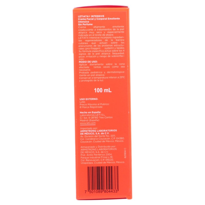 Leti At4 Intensive 100 Ml Crema 7501089804433 5