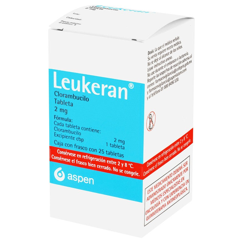 Leukeran 2 Mg Con 25 Tabletas 7502253073648 3
