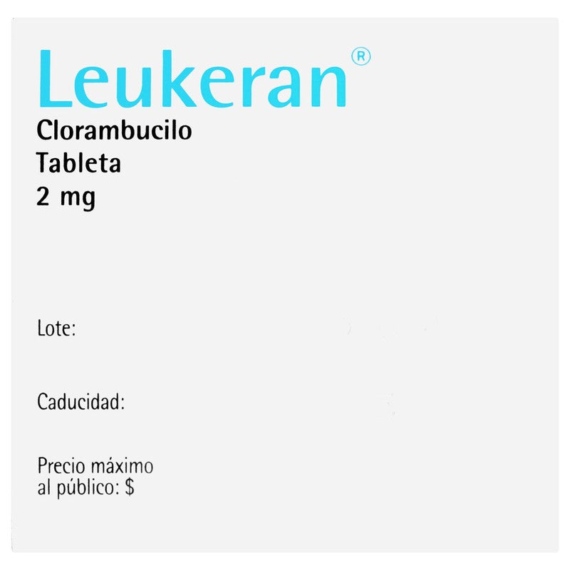 Leukeran 2 Mg Con 25 Tabletas 7502253073648 5