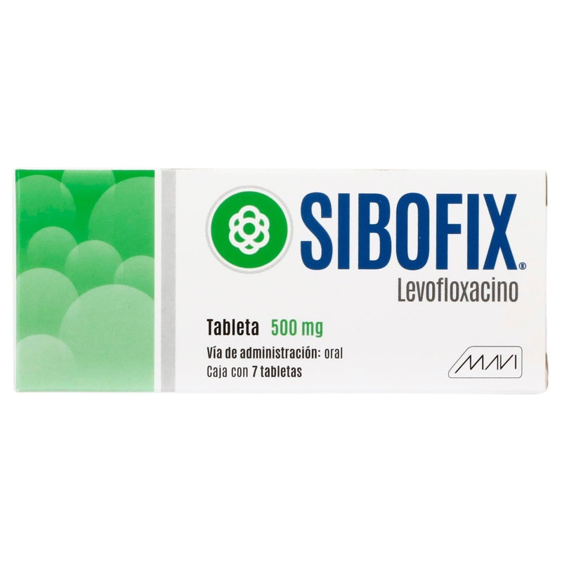 Levofloxacino 500 Mg Con 7 Tabletas Simbofix