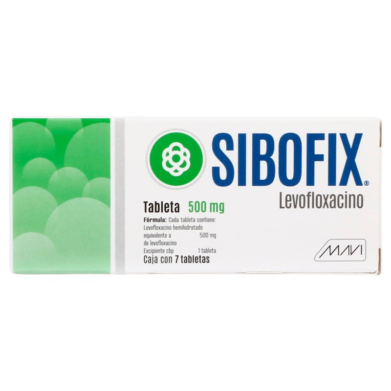 Levofloxacino 500 Mg Con 7 Tabletas Simbofix