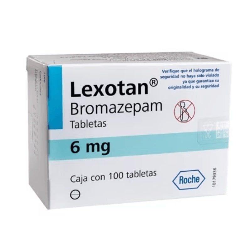 Lexotan 6 Mg Con 100 Tabletas