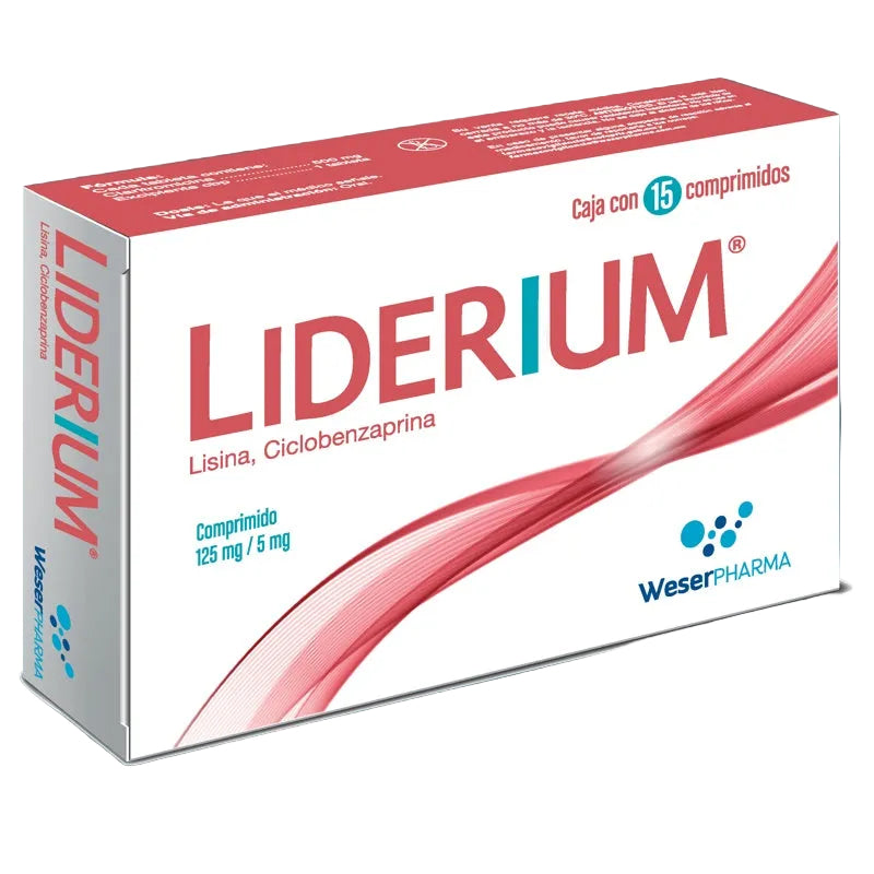 Liderium 125 / 5 Mg Con 15 Tabletas