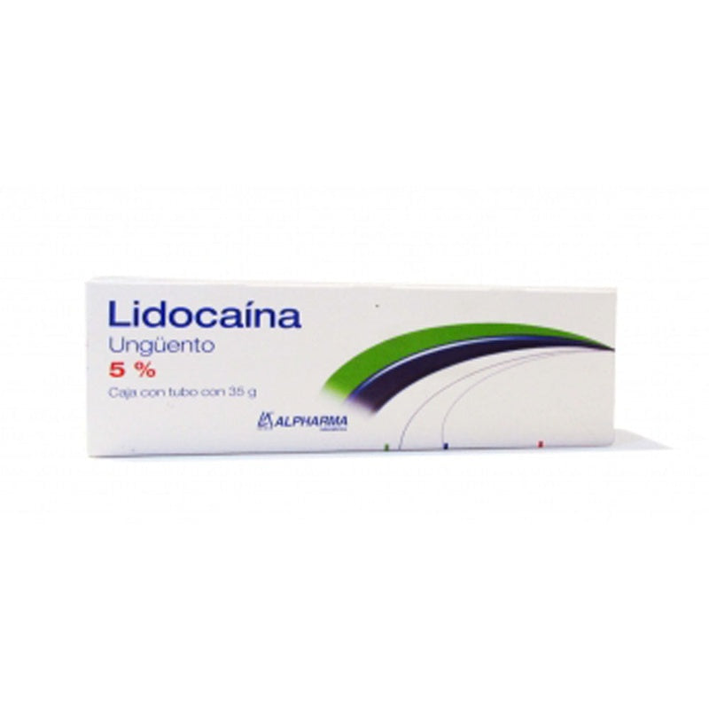 Lidocaina 5% 35 Gr Ung Tópica Alpharma 7503004908738
