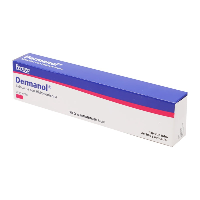 Lidocaina / Hidrocortisona 60 Mg / 1 Gr / 100 Gr 20 Gr Ung Rec Dermanol 7501109763436 perfil 3