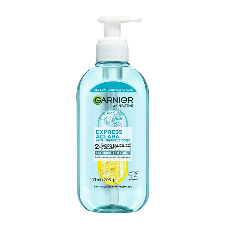 Limpiador Facial Garnier Skin Active Express Aclara 200 Ml 8112 3600542528122 2