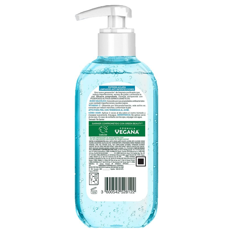 Limpiador Facial Garnier Skin Active Express Aclara 200 Ml 8112 3600542528122 5
