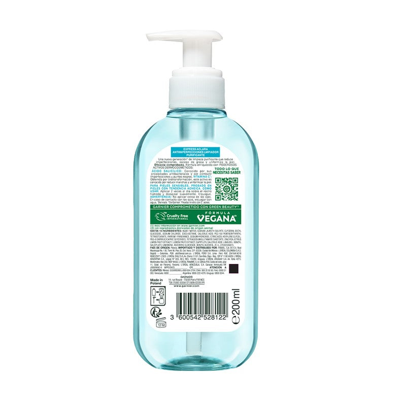 Limpiador Facial Garnier Skin Active Express Aclara 200 Ml 8112 3600542528122 6