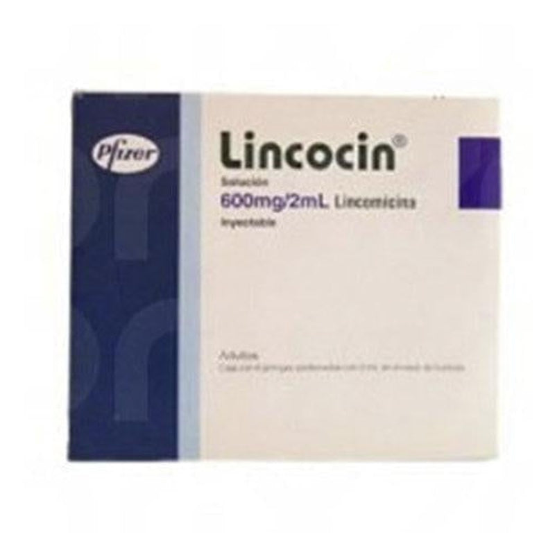 Lincocin 600 Mg / 2 Ml 2 Ml 6 Jeringa Prell