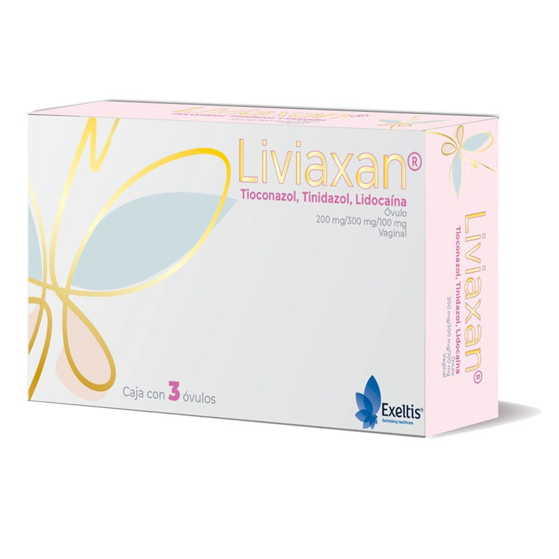 Liviaxan 300 / 200 / 100 Mg Con 3 Óvulos Vag