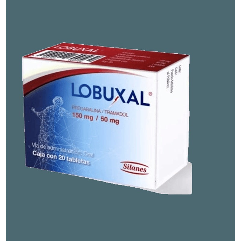 Lobuxal 150 / 50 Mg Con 20 Tabletas