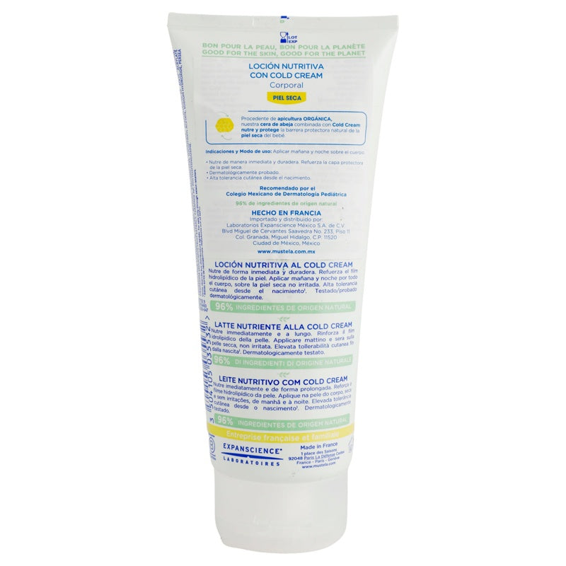 Loción Corporal Mustela Cold Cream 200 Ml