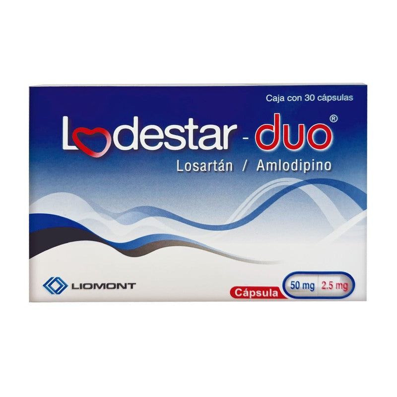 Lodestar Duo 50  2.5 Mg Con 30 Tabletas 7501299311059