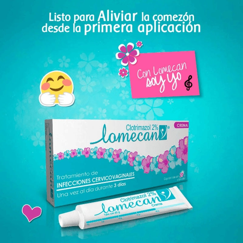 Lomecan V 2% 20 Gr Crema Vag