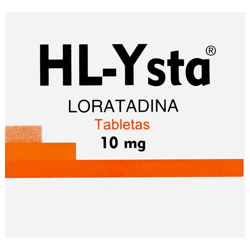 Loratadina 10 Mg Con 10 Tabletas Hl Ysta