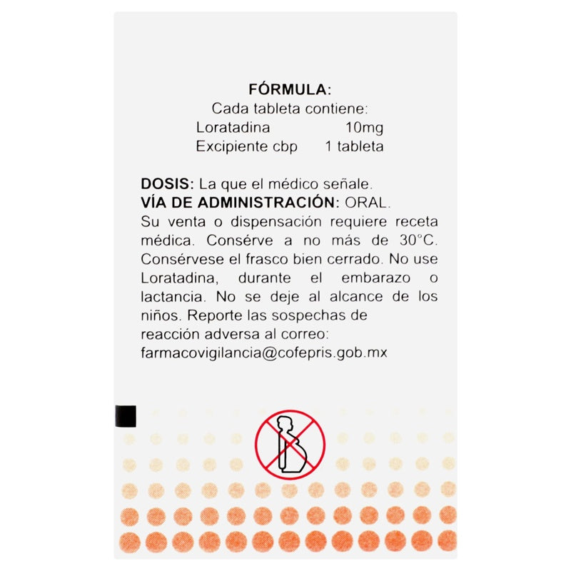 Loratadina 10 Mg Con 10 Tabletas Hl Ysta