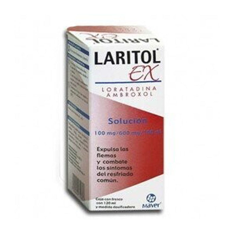 Loratadina / Ambroxol 100 / 600 Mg / 100 Ml 120 Ml Solución Laritol Ex 7502009740657