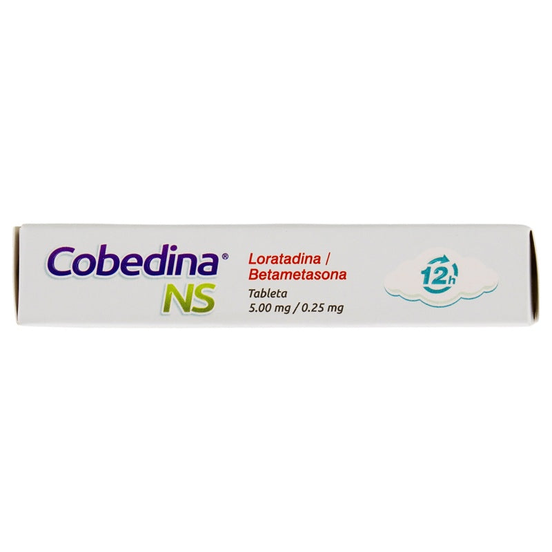 Loratadina / Betametasona 5 / 0.25 Mg Con 10 Tabletas Cobedina
