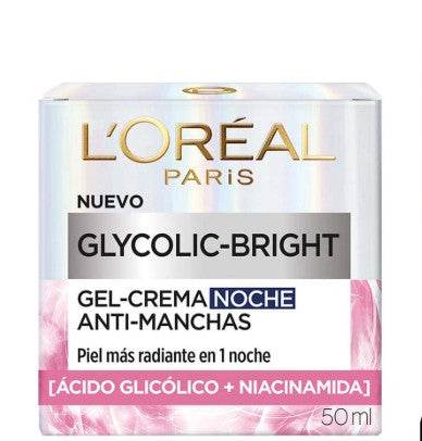Loreal Paris Crema Glycolic-Brigth Noche 50Ml 7509552930665
