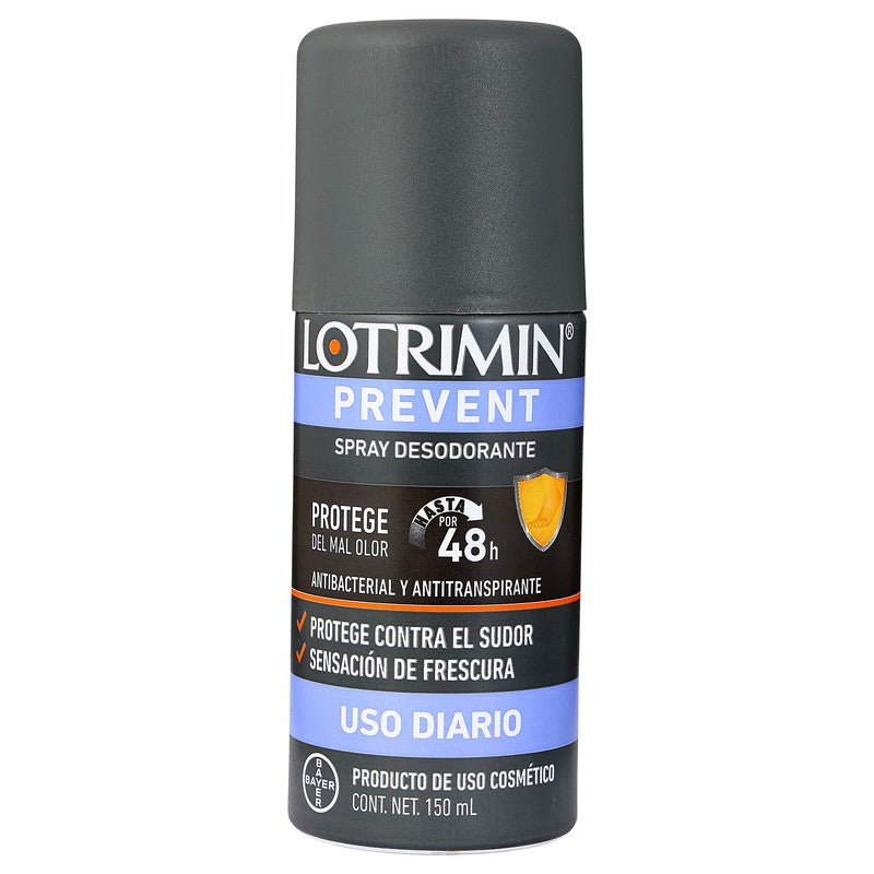 Lotrimin Prevent 150 Ml Spray Tópica 7501008499788
