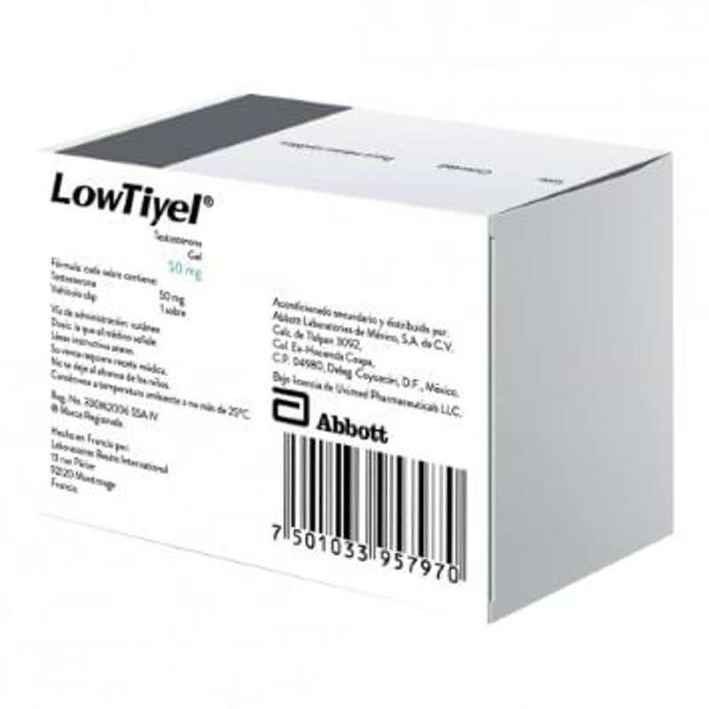 Lowtiyel 50 Mg 14 Sobres Gel Tópica