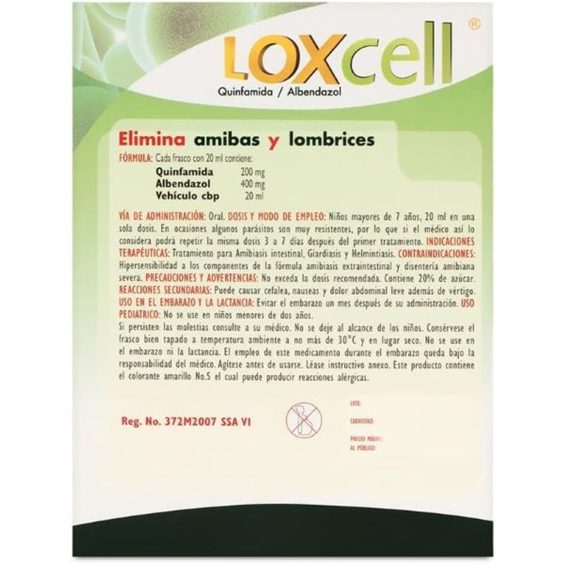 Loxcell 2 / 1 Gr Jr 20 Ml Suspensión