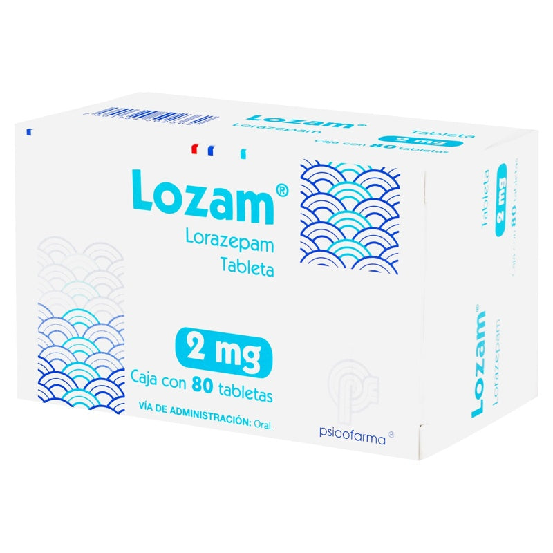 Lozam 2 Mg Con 80 Tabletas