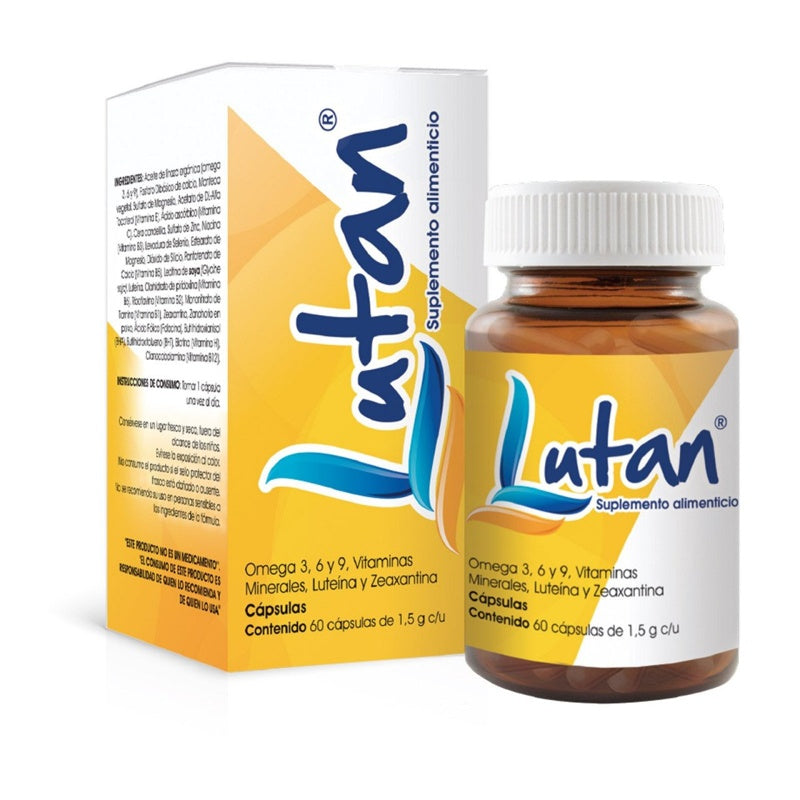 Lutan 1.5 Gr 60 Capsulas Suplemento Alimenticio