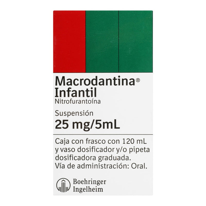 Macrodantina Infantil 25 Mg / 5 Ml 120 Ml Suspensión 7501037950205 perfil 4