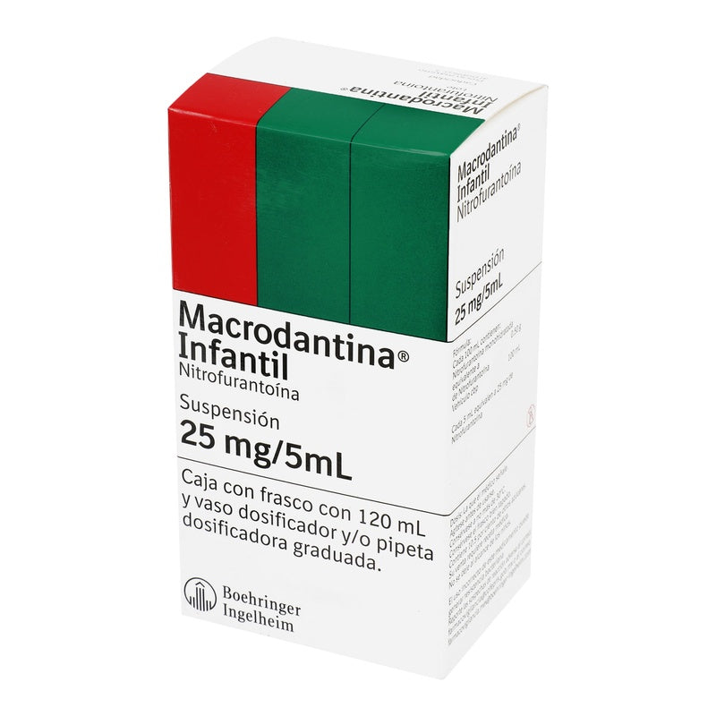 Macrodantina Infantil 25 Mg / 5 Ml 120 Ml Suspensión 7501037950205 perfil 5