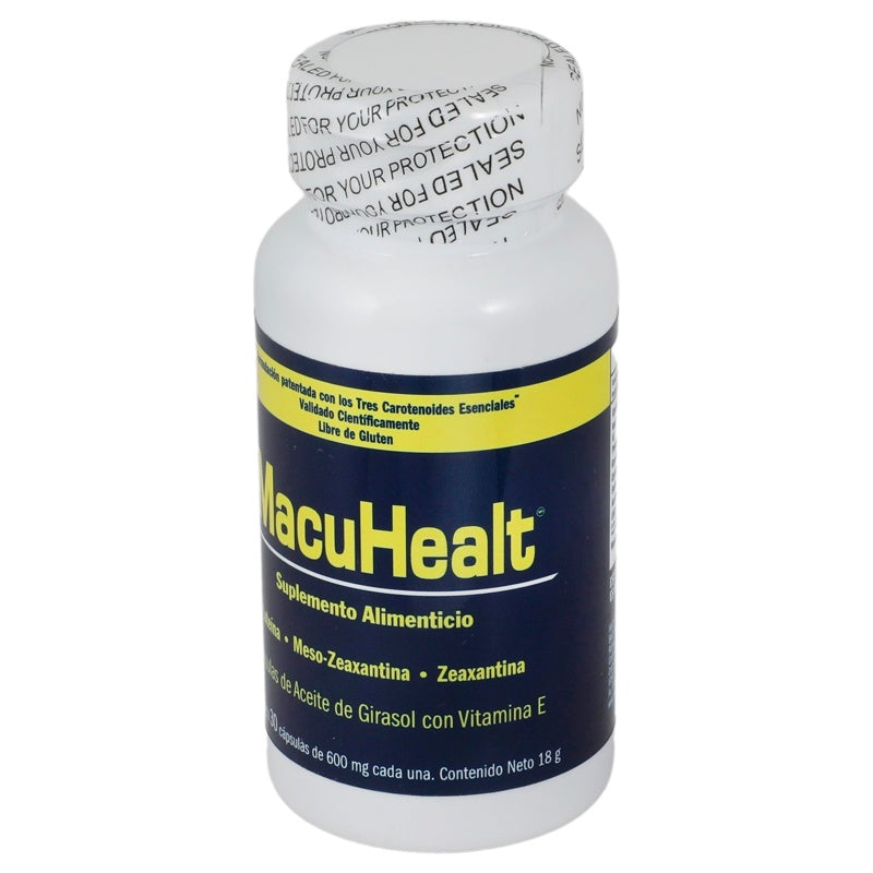 Macuhealt 600 Mg Con 30 Capsulas Suplemento Alimenticio