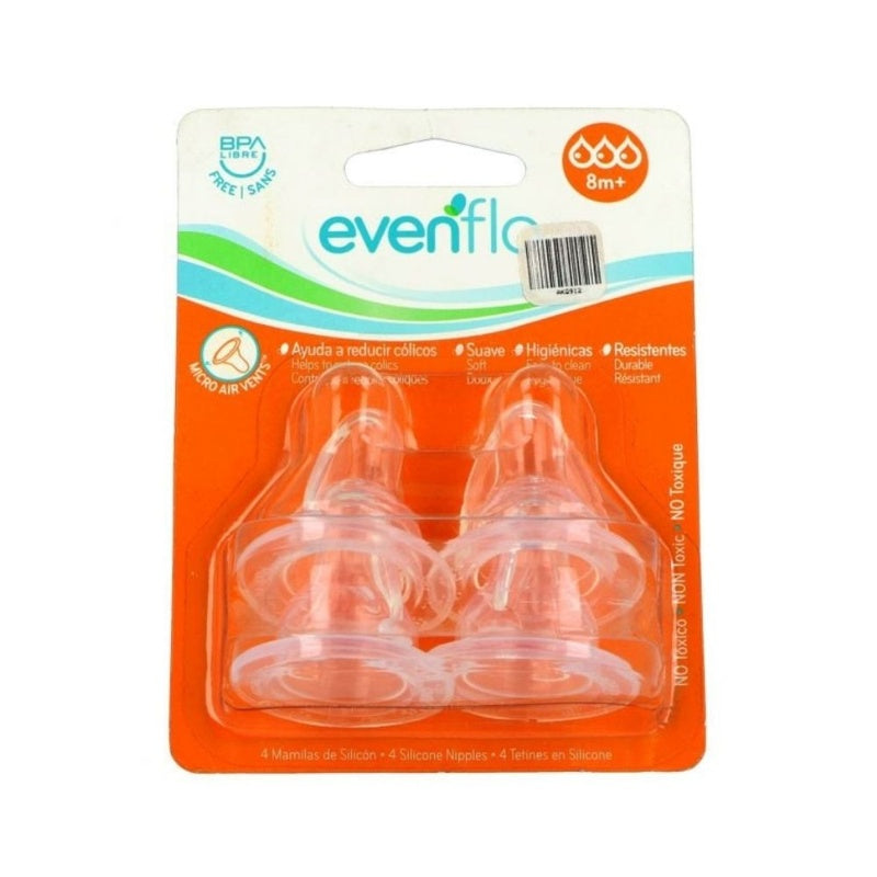 Mamila Evenflo Silicon Anjgo3+ 1 Gts