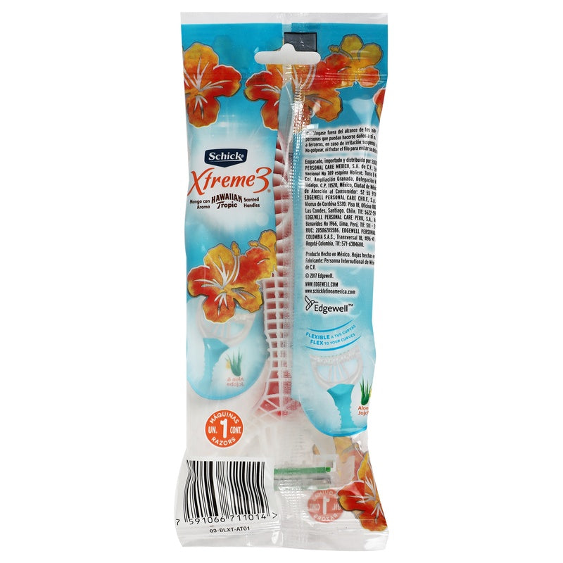 Maquina Schick Xtreme3 Hawai Trop 7591066711014 perfil 2