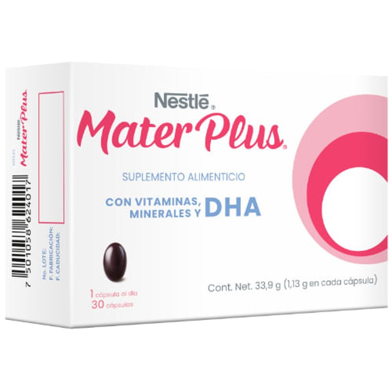 Mater Dha 30 Capsulas Suplemento Alimenticio