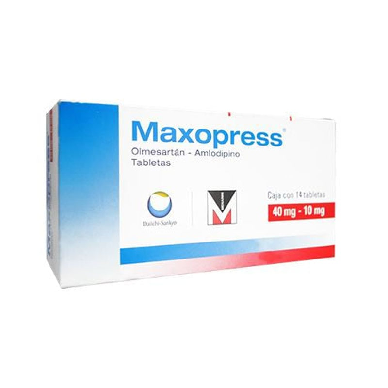 Maxopress 40 / 10 Mg Con 14 Tabletas
