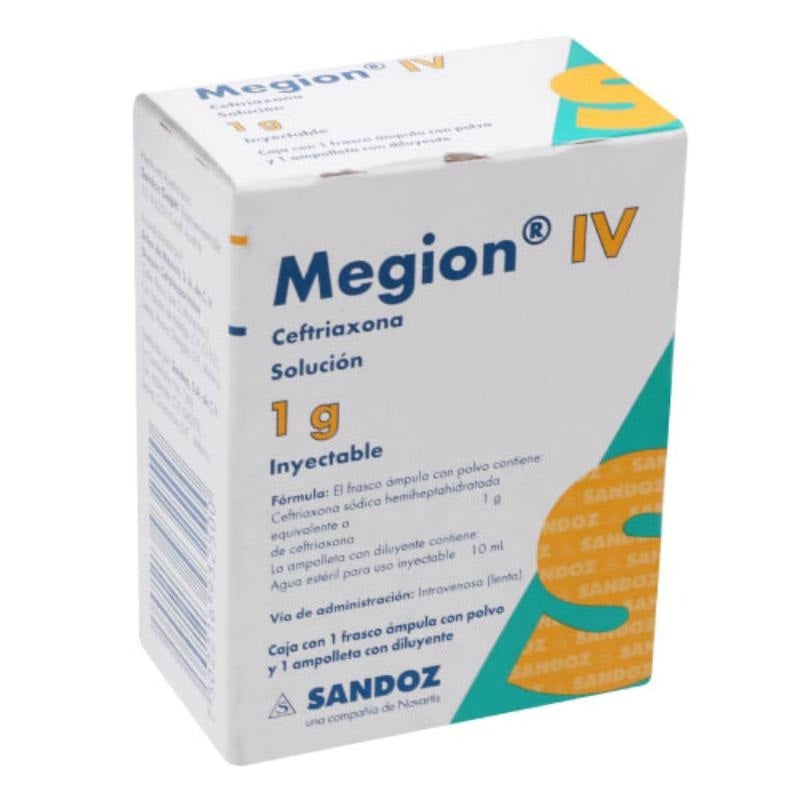 Megion 1 Gr 10 Ml Iv Frasco ímpula