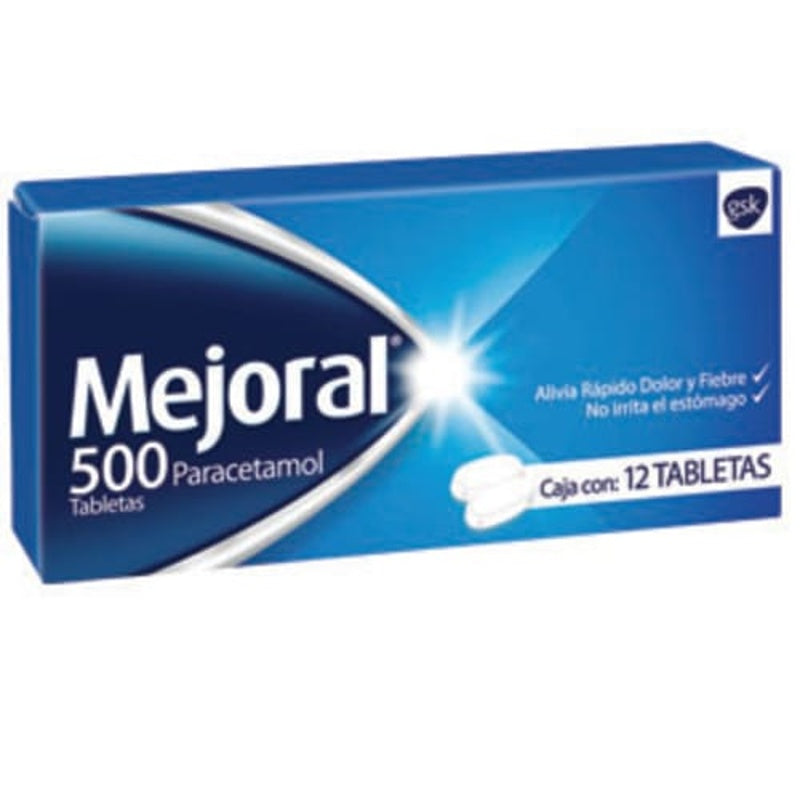 Mejoral 500 Mg Con 12 Tabletas 8785