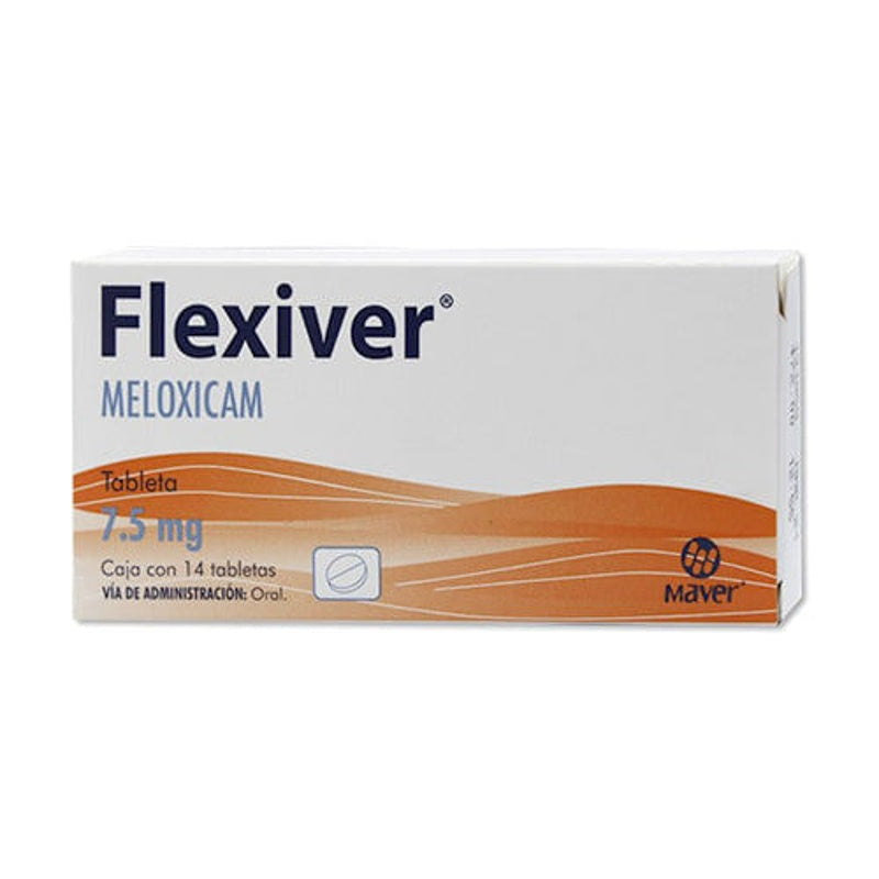 Meloxicam 7.5 Mg Con 14 Tabletas Flexiver