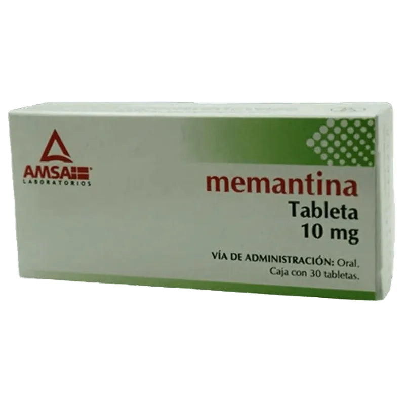 Memantina 10 Mg Con 30 Tabletas Amsa 7501349024427
