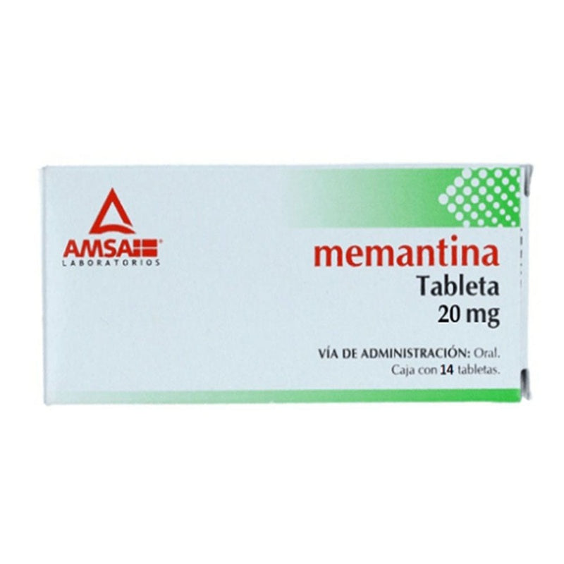 Memantina 20 Mg Con 14 Tabletas Amsa