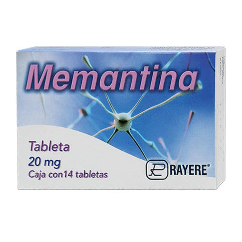 Memantina 20 Mg Con 14 Tabletas Rayere